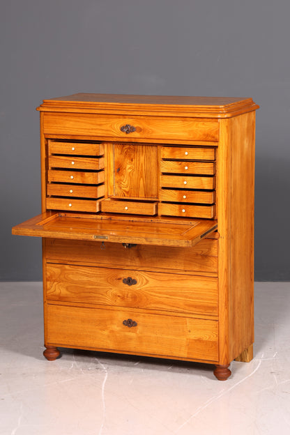 G680 Finish EIN 3D BILD FOLGT Edler Gründerzeit Sekretär Vertiko Highboard Louis Philippe Kommode um 1880 (Kopie)