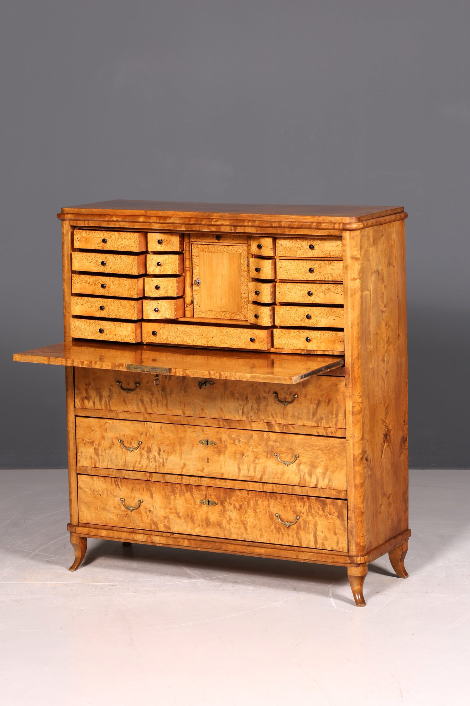 Traumhafter Sekretär im Biedermeier Stil um 1930 Schreibmöbel echt Holz Vertiko Kommode Schubladenkommode