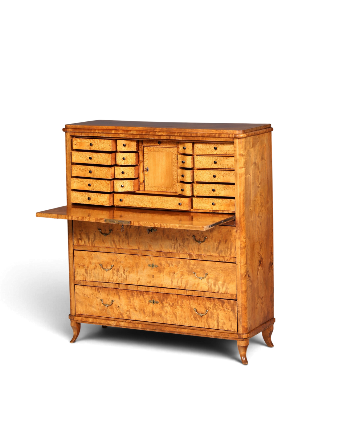 Traumhafter Sekretär im Biedermeier Stil um 1930 Schreibmöbel echt Holz Vertiko Kommode Schubladenkommode
