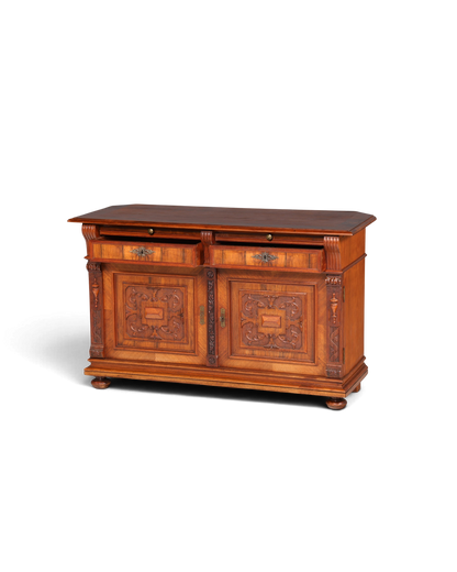 Wunderschöner Gründerzeit Sideboard Antik Nussbaum Schrank Kommode um 1890