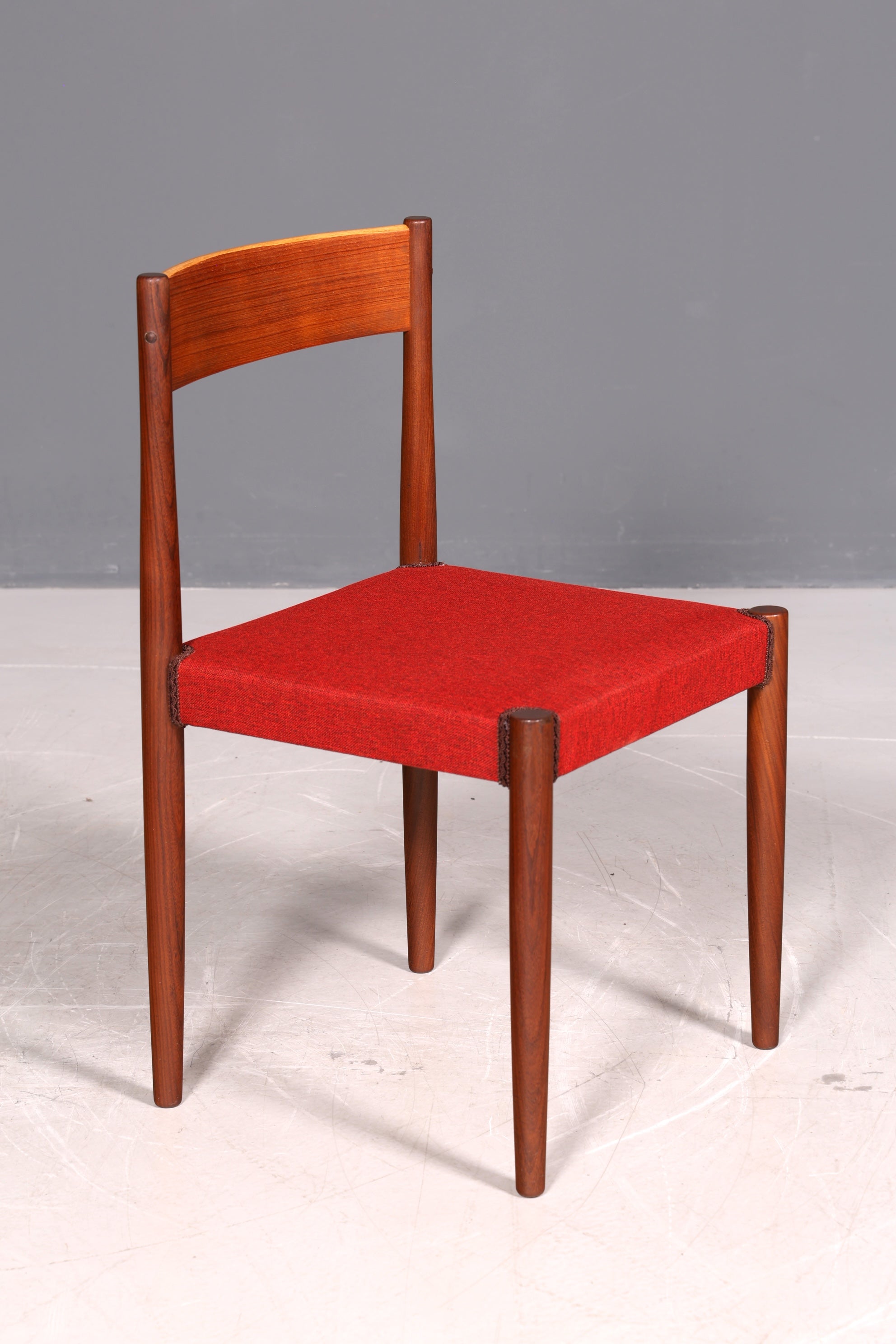 Eleganter Mid Century Stuhl Danish Design Vintage Esszimmerstuhl Retro Küchenstuhl Holz