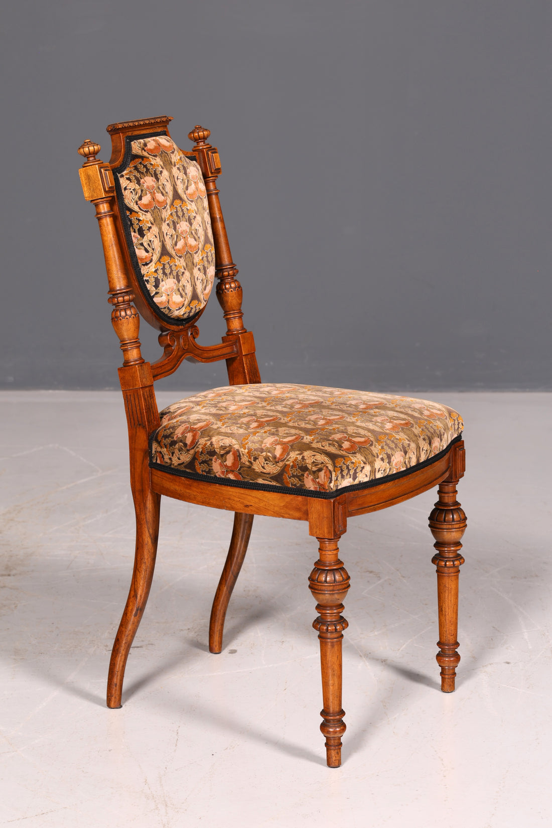Stylish Gründerzeit Chair Antique Desk Chair Secretary Chair Kitchen Chair Upholstered Chair Dining Room Chair