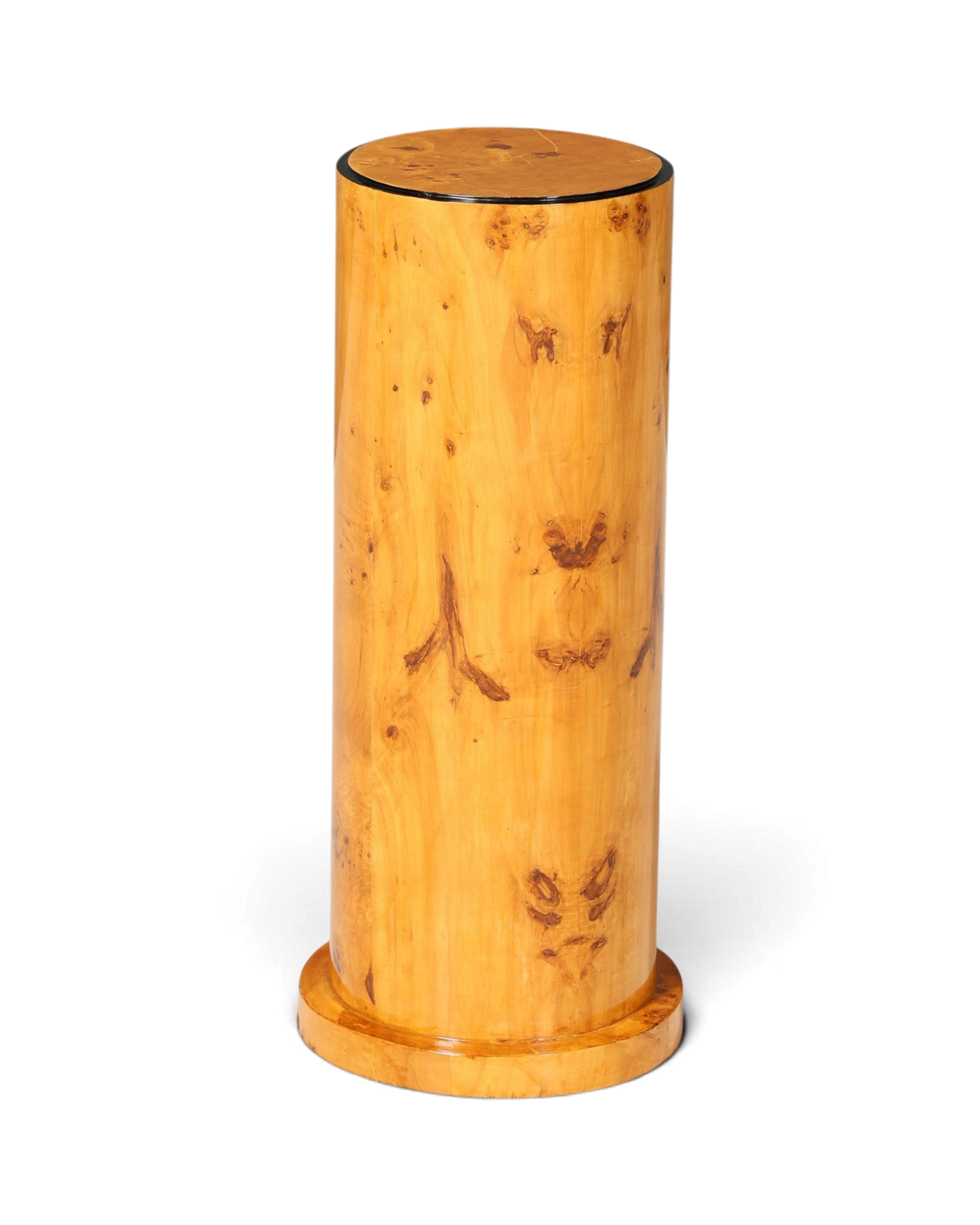 Wunderschöne Art Deco Design Säule Birke Beistelltisch Ablagetisch