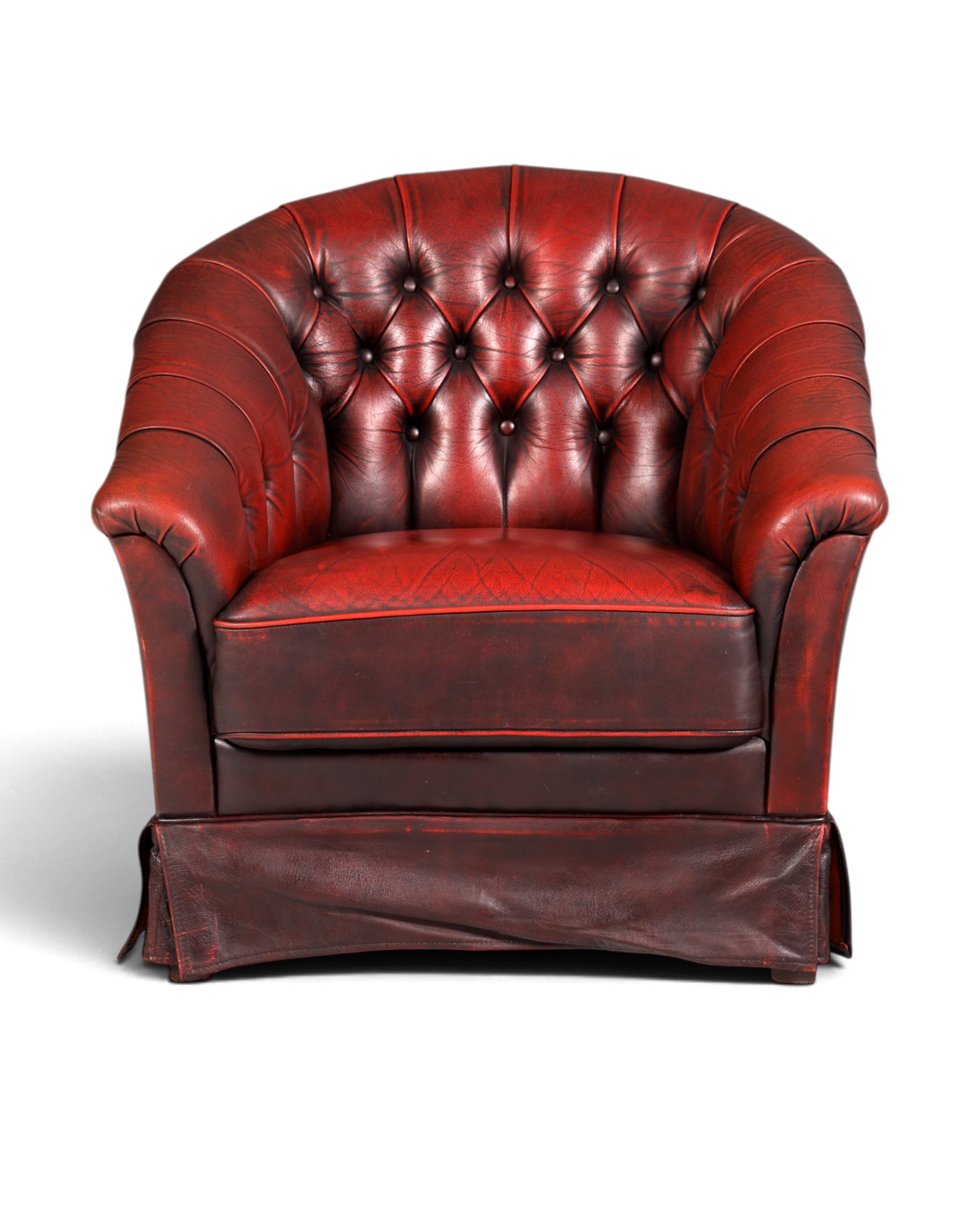 F844 Finish Stilvoller Original Chesterfield Sessel Englischer Armlehnsessel Englisch Herrensessel