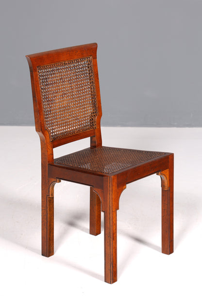 Wunderschöner Antik Stuhl Korbgeflecht Schreibtisch Stuhl Wiener Geflecht Sekretär Stuhl Gründerzeit Küchenstuhl