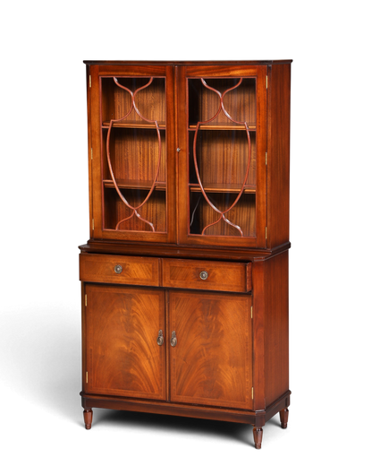 F968 Finish cm Wunderschöne Englische Vitrine Bibliothek Bücherschrank UK Buffet Schrank 60s Jahre