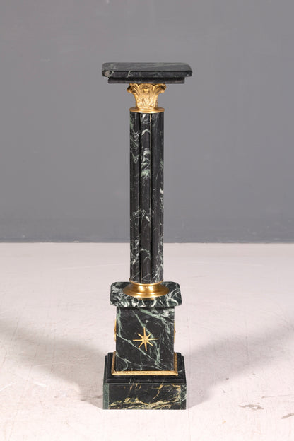 Traumhafte Barock Stil Säule Louis XV Marmor Blumensäule Naturstein Sockel Ablage