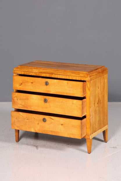 Wunderschöne Original Biedermeier Kommode Birke Antik um 1880 Schubladenkommode Sideboard Massivholz
