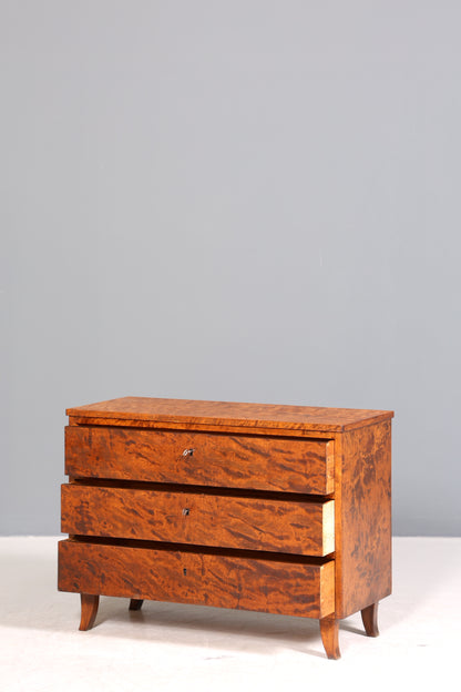 Stilvolle antike Kommode im Biedermeier Stil Schrank Schubladenkommode Wäschekommode