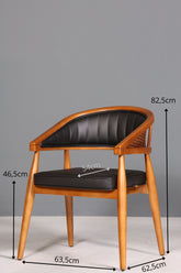 Edler Korbgeflecht Esszimmer Stuhl "Malibu Black Plus" Küchenstuhl Armlehnstuhl Buche Sekretär Stuhl