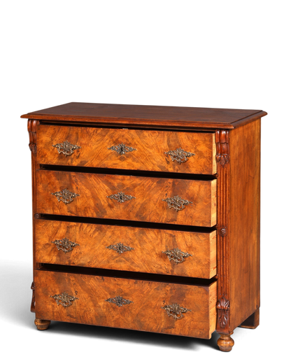 F904 Finish cm Wunderschöne Gründerzeit Kommode Jugendstil Antik Sideboard Schubladenkommode Wäschekommode