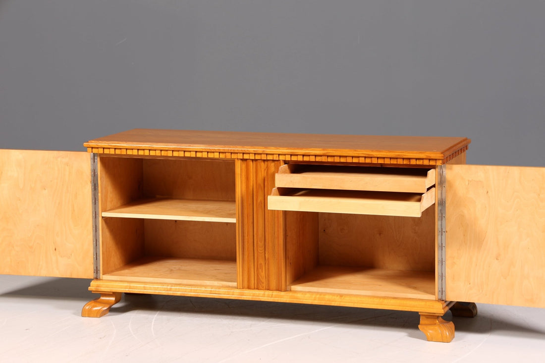 Edler Original Art Deco Sideboard Skandinavisch Schrank Mid Century Kommode