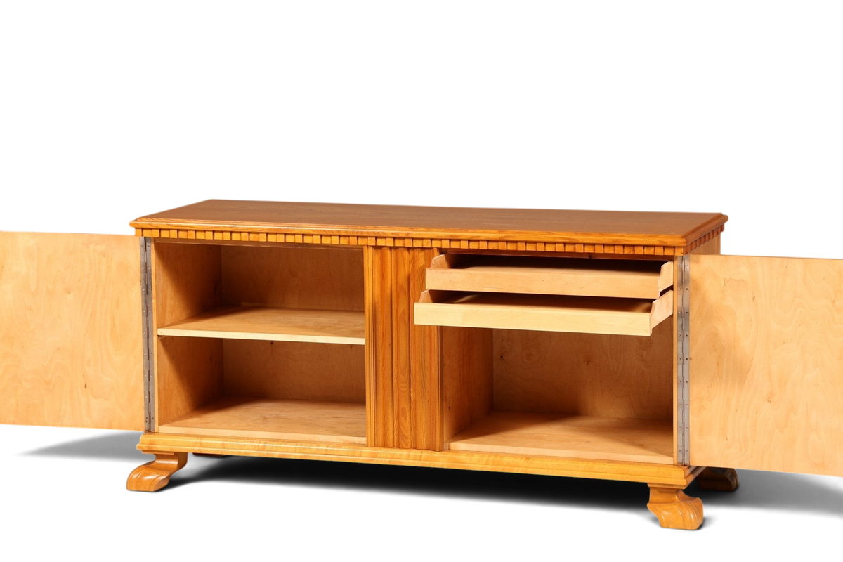 Edler Original Art Deco Sideboard Skandinavisch Schrank Mid Century Kommode