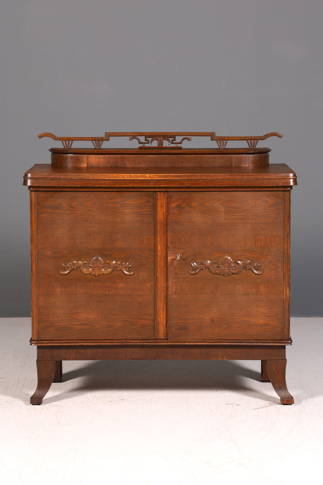 Traumhafter Jugendstil Schrank Eiche Antik Sideboard Buffet Anrichte Kommode