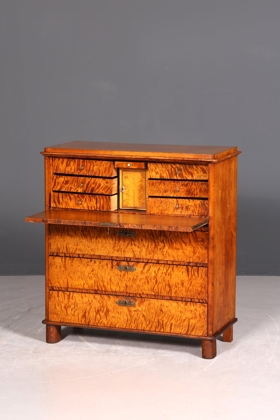 Wunderschöner Biedermeier Sekretär Gründerzeit Vertiko Antik Kommode Schreibkommode