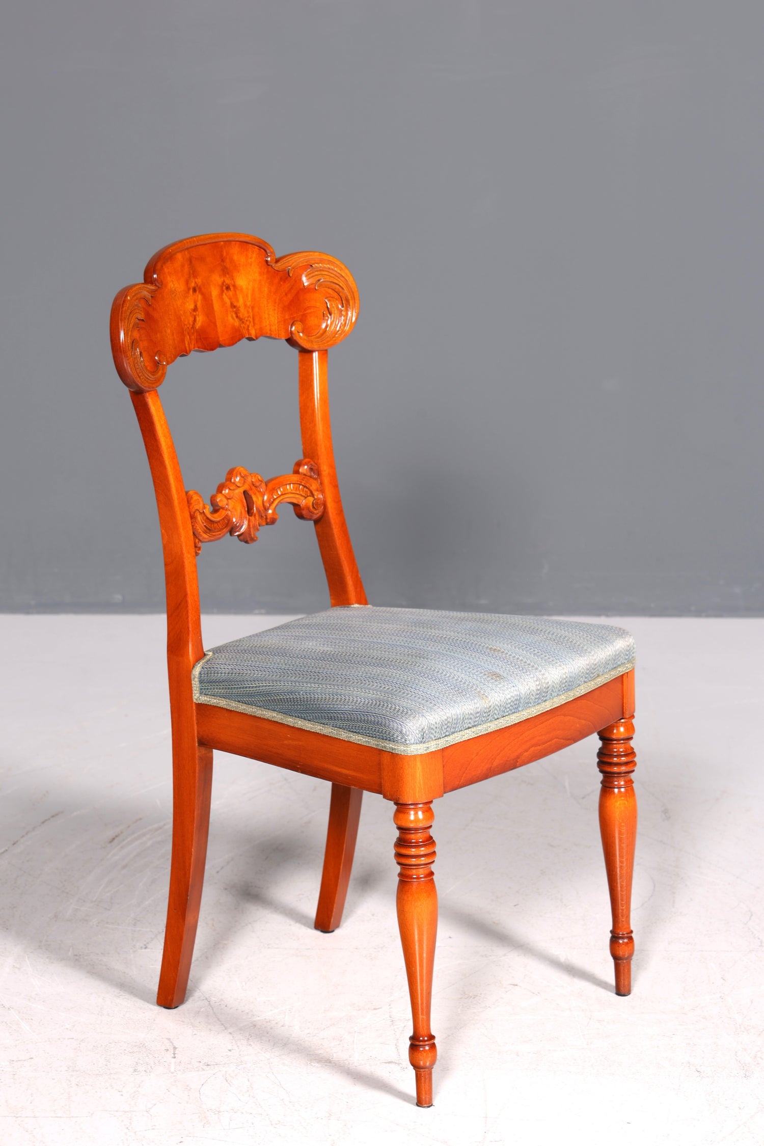 Dreamy Biedermeier-style chair, real wood secretary chair, antique style dining room chair, 2 of 2