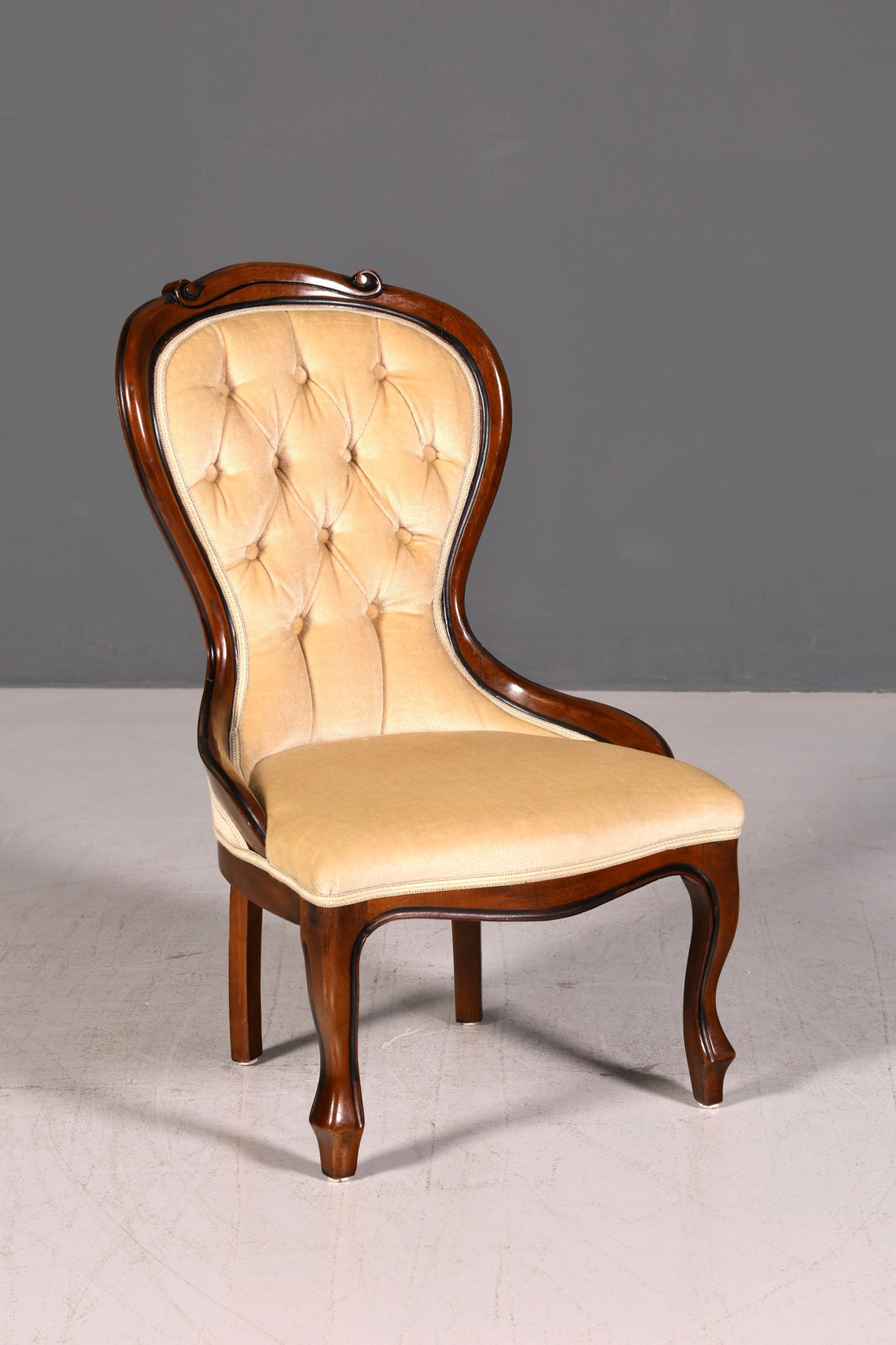 Beautiful Louis Philippe Chair Antique Chippendale Secretary Chair Upholstered Chair Real Wood Dining Chair Vintage