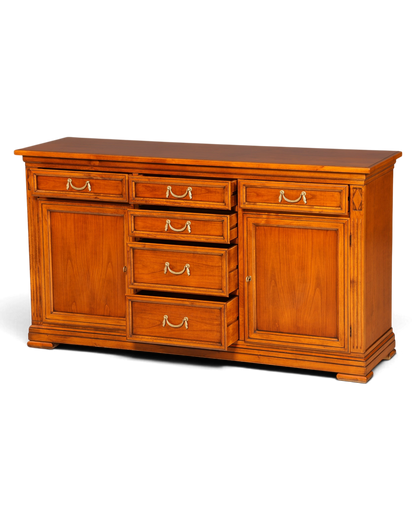 Hauptstadt Möblerei Selva Sideboard Villa Borghese aus Holz im Antik Stil mit Schubladen und Türen