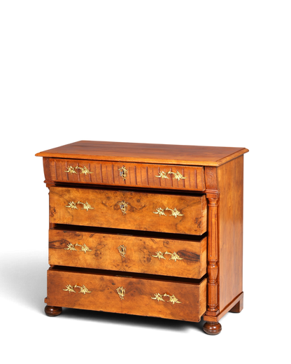 E910 Finish Wunderschöne Gründerzeit Kommode Louis Philippe Nussbaum Schubladen Kommode Sideboard um 1880