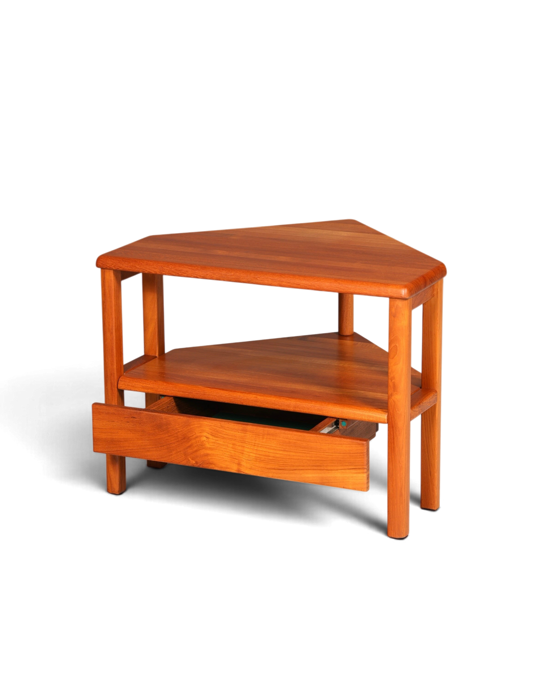 Dänischer Beistelltisch Teakholz Salling Stolefabrik Ecktisch Mid Century Danish Design Couchtisch Vintage