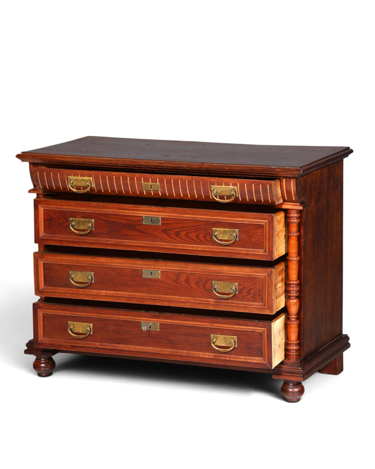 Wunderschöne Gründerzeit Kommode Jugendstil Antik Sideboard Schubladenkommode
