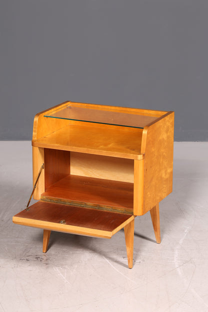 Original Hellerau Kommode Franz Ehrlich Mid Century Klappschränkchen Nachttisch