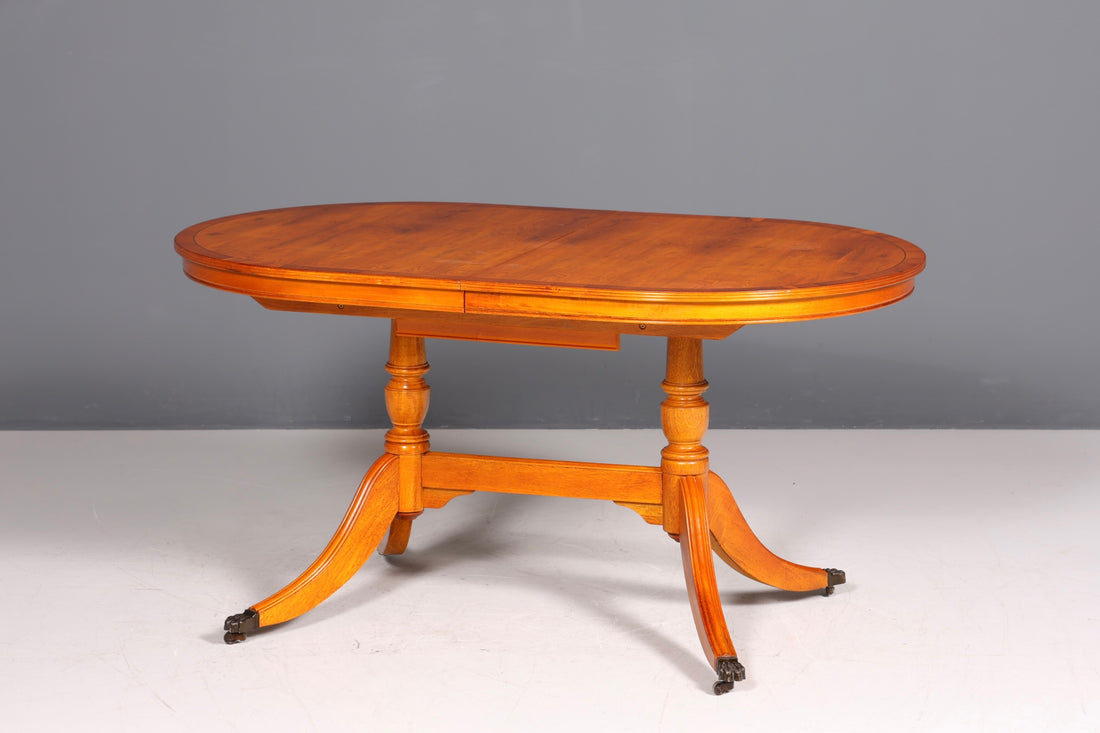 Wunderschöner Englischer Tisch ausziehbarer Esstisch Antik Stil 60s Küchentisch Eibe