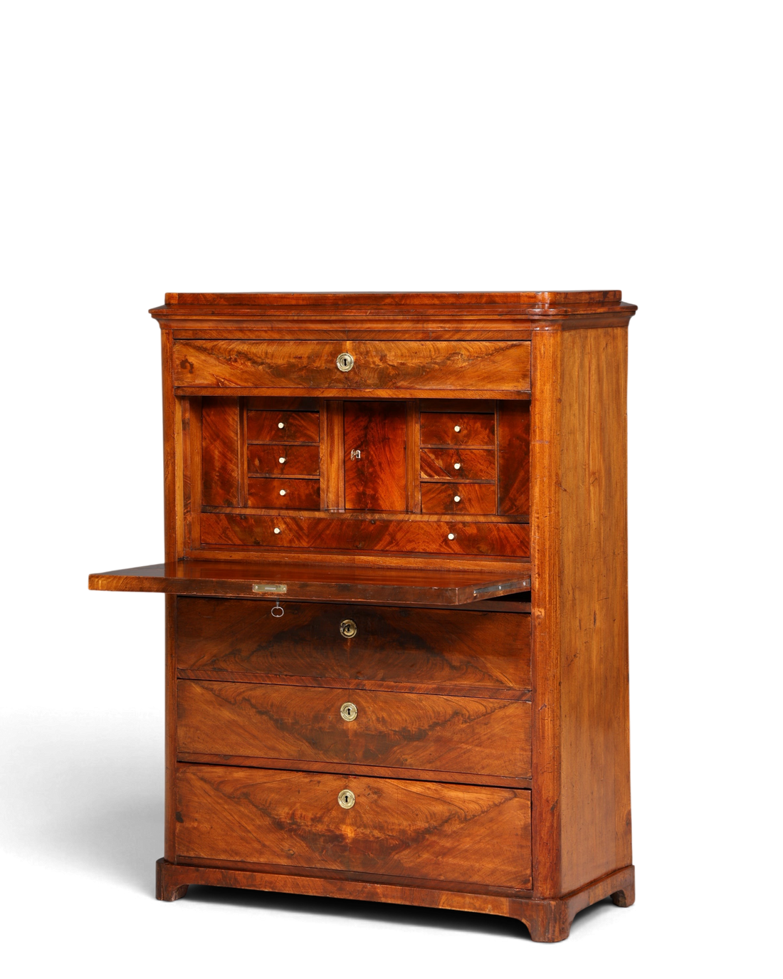Stilvoller Biedermeier Sekretär Gründerzeit Vertiko Antik Kommode Schreibkommode