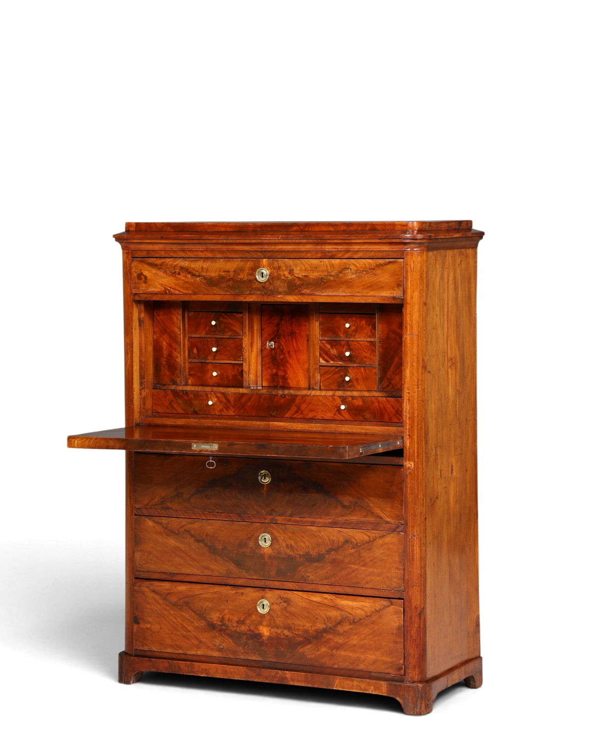 Stilvoller Biedermeier Sekretär Gründerzeit Vertiko Antik Kommode Schreibkommode