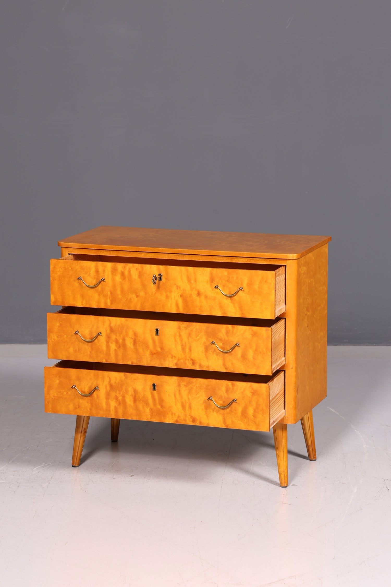 Wunderschöne Mid Century Schubladenkommode Danish Design Vintage Flurkommode 60s Designklassiker