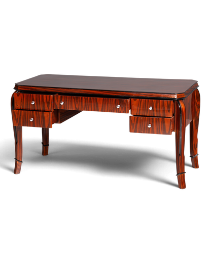 Wunderschöner Art Deco Stil Schreibtisch Bürotisch Antik Stil Office Desk