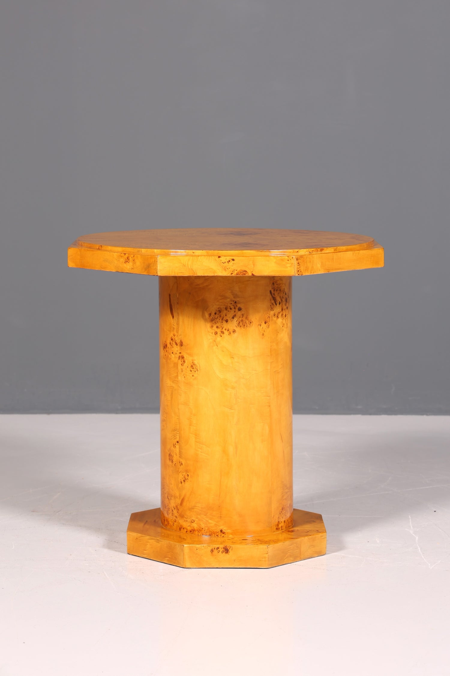 Dreamlike Art Deco style dining table, antique style, birch, kitchen table, dining room table