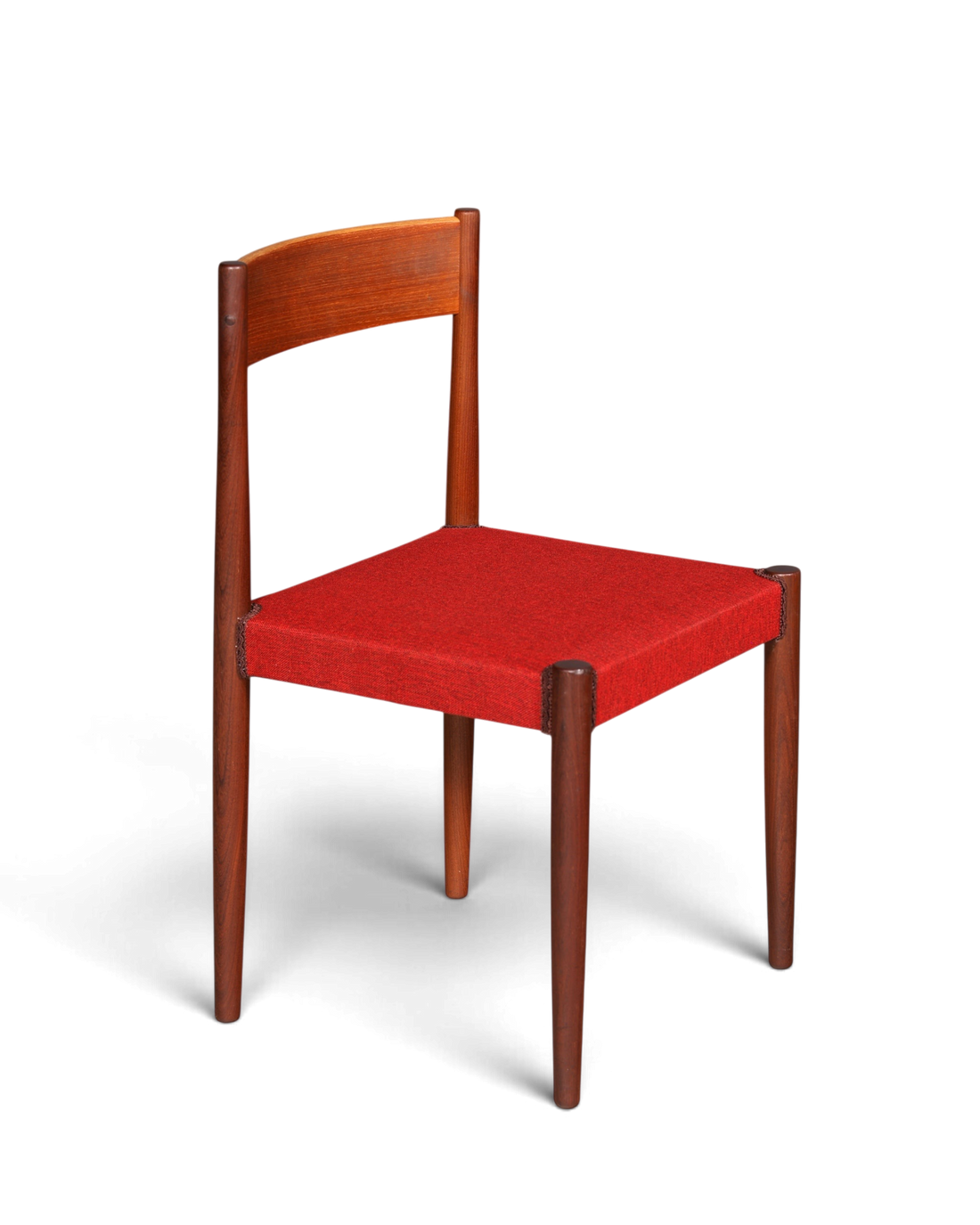 Schlichter Mid Century Stuhl Danish Design Retro Küchenstuhl Esszimmerstuhl Sekretär Stuhl