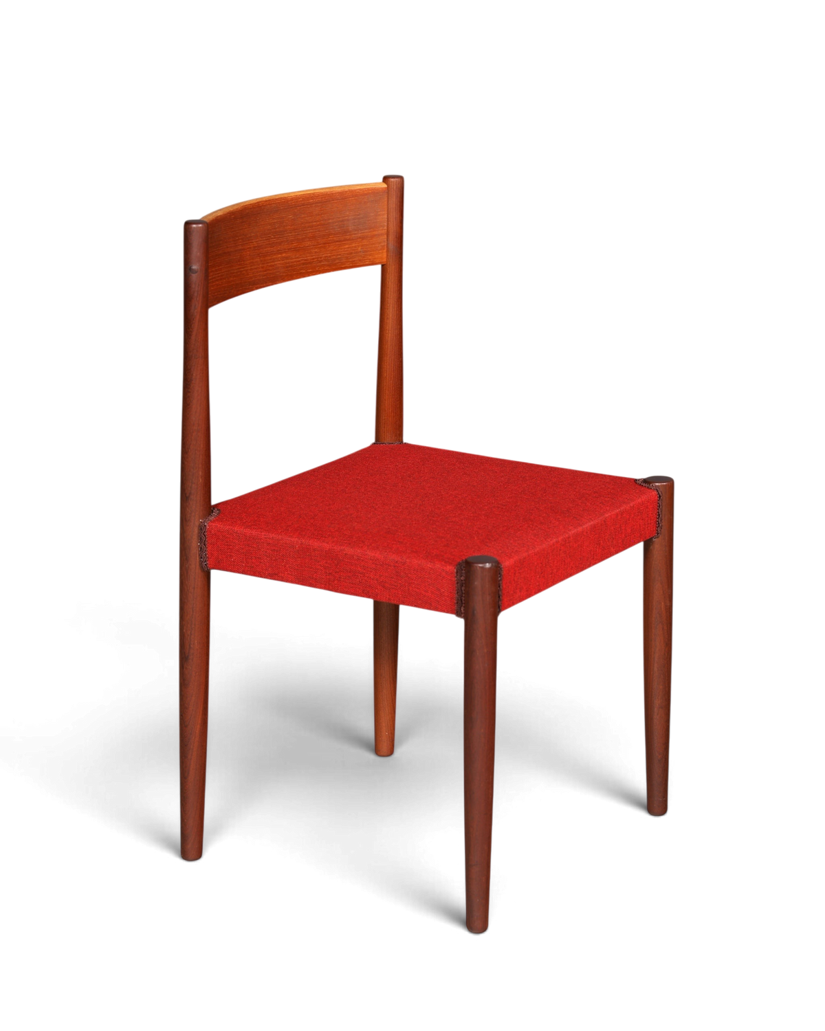 Schlichter Mid Century Stuhl Danish Design Retro Küchenstuhl Esszimmerstuhl Sekretär Stuhl