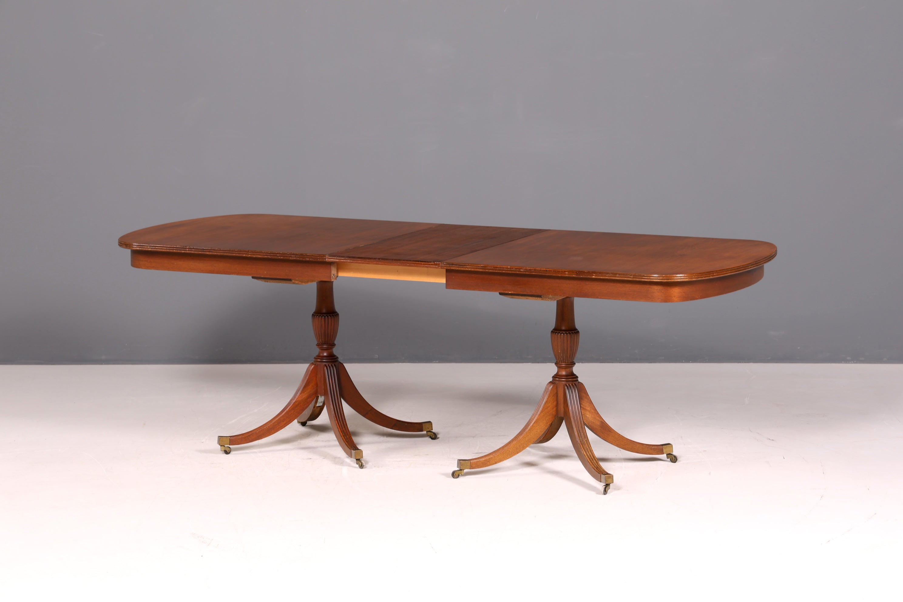 G114 Finish Wunderschöner Englischer Tisch ausziehbarer Esstisch Antik Stil 60s Küchentisch Eibe