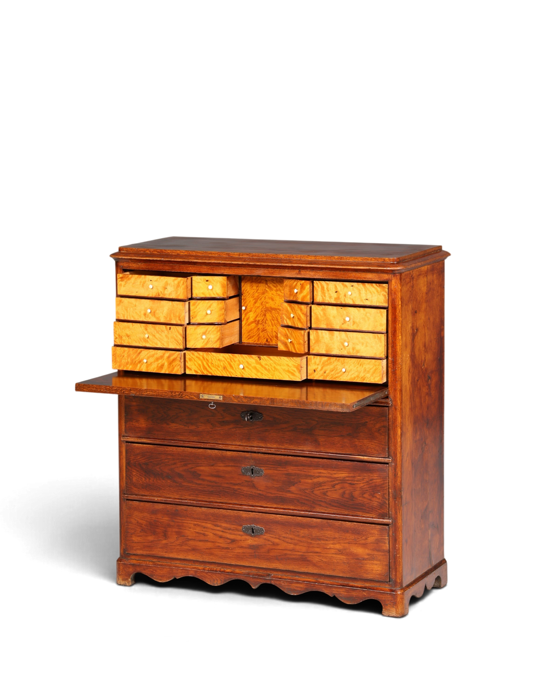 Traumhafter Louis Philippe Sekretär um 1880 Biedermeier Antik Schrank Chiffoniere Kommode
