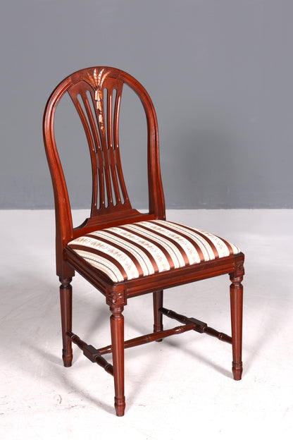 Beautiful Gustavian-style chair, English kitchen chair, antique style secretary chair