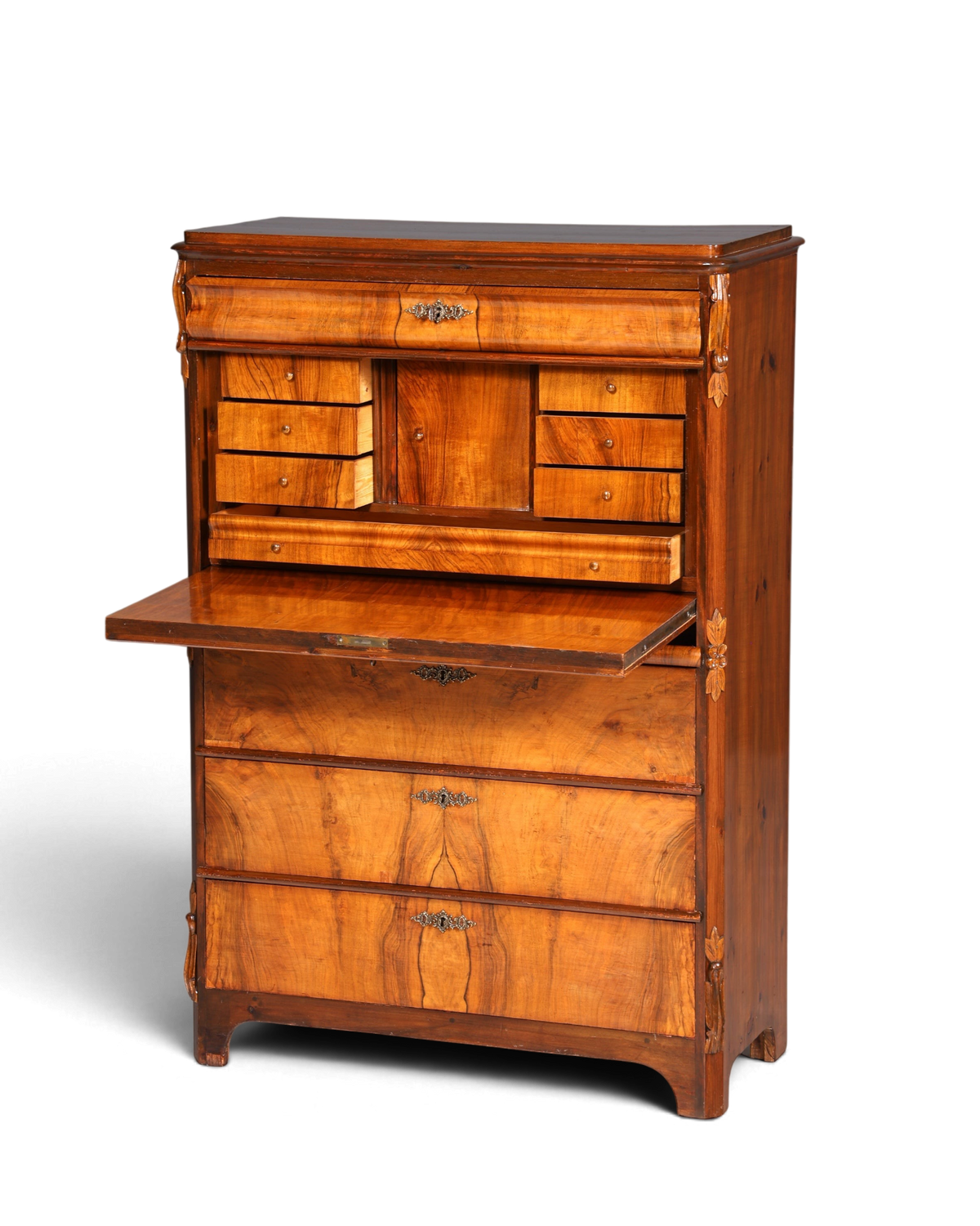 Traumhafter Louis Philippe Sekretär um 1880 Gründerzeit Antik Schrank Chiffoniere