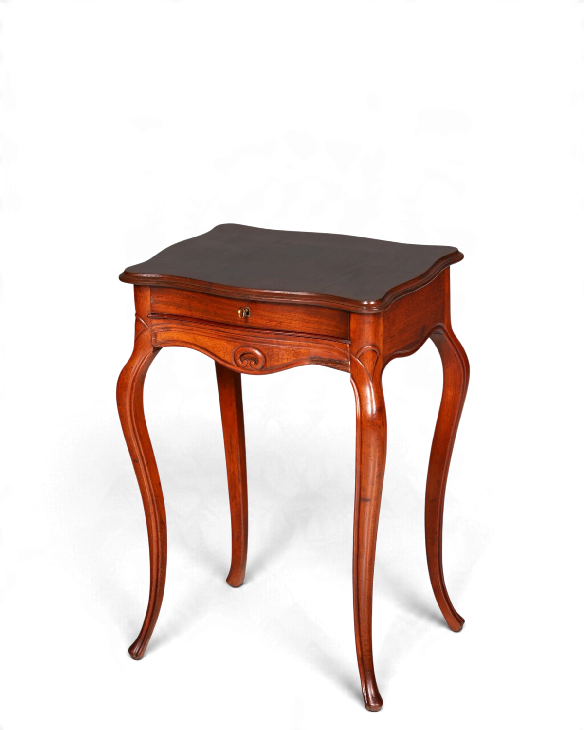 Elegant naa tafeltje in Louis Philippe-stijl bijzettafel antiek afzettafel massief hout Biedermeier
