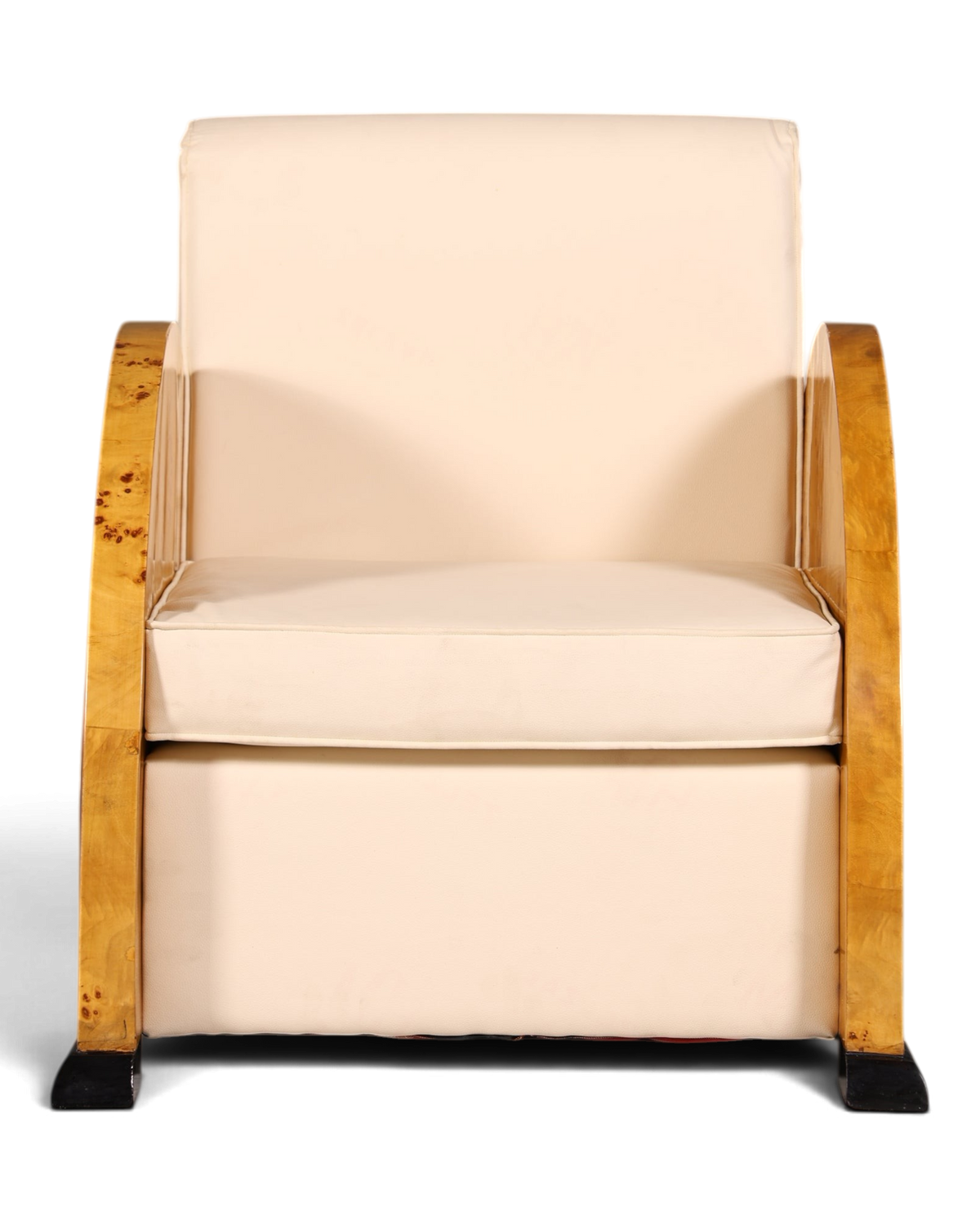Wunderschöner Art Deco Design Sessel Clubsessel Birke Armlehnsessel 2 von 2