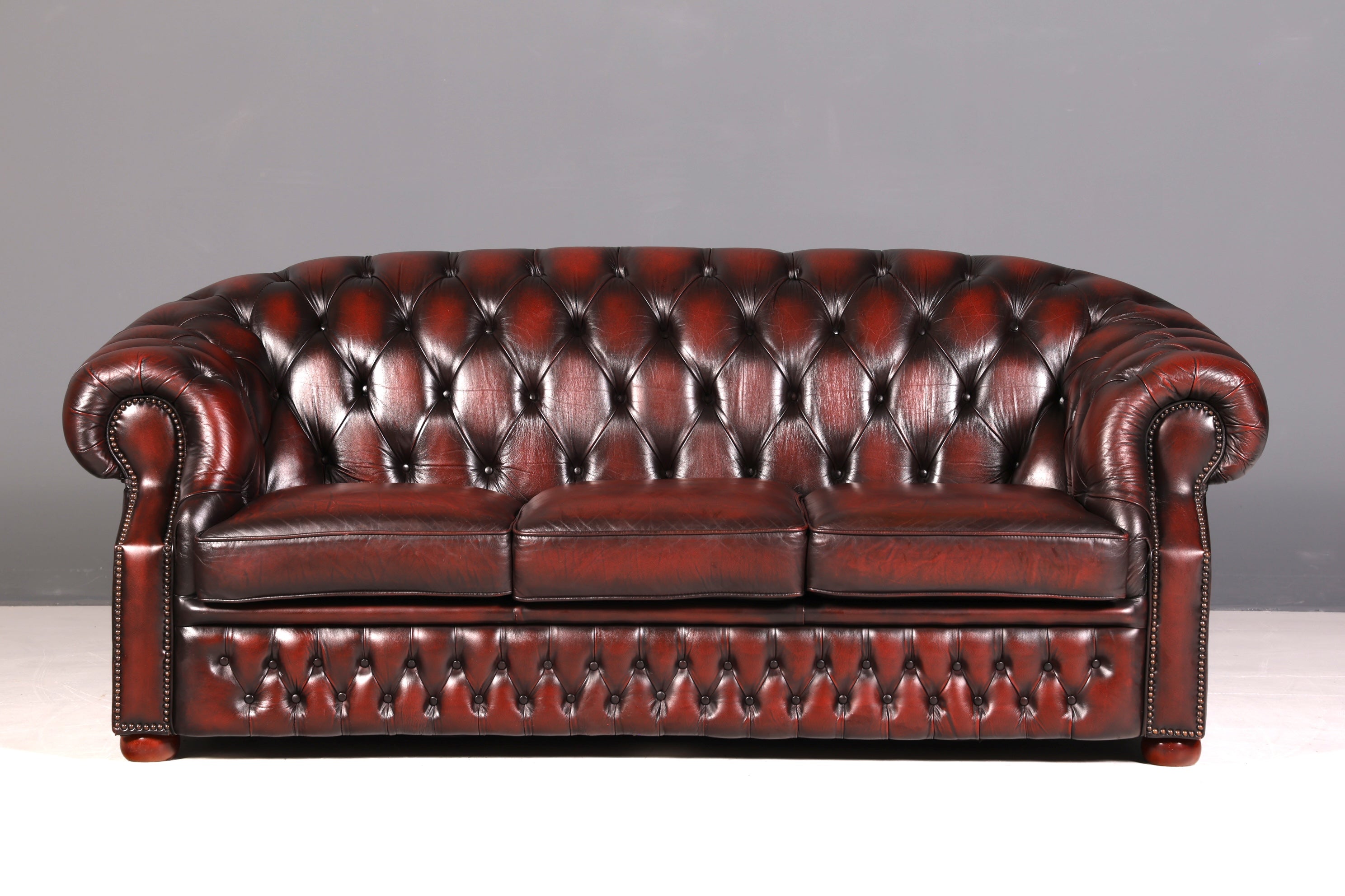 Wunderschönes Original Chesterfield Centurion Sofa 3- Sitzer echt Leder Couch Ledersofa