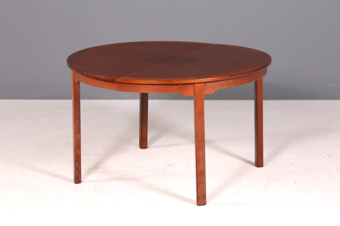 G133 Finish cm Schlichter Mid Century Esstisch ausziehbarer Vintage Tisch Retro Küchentisch