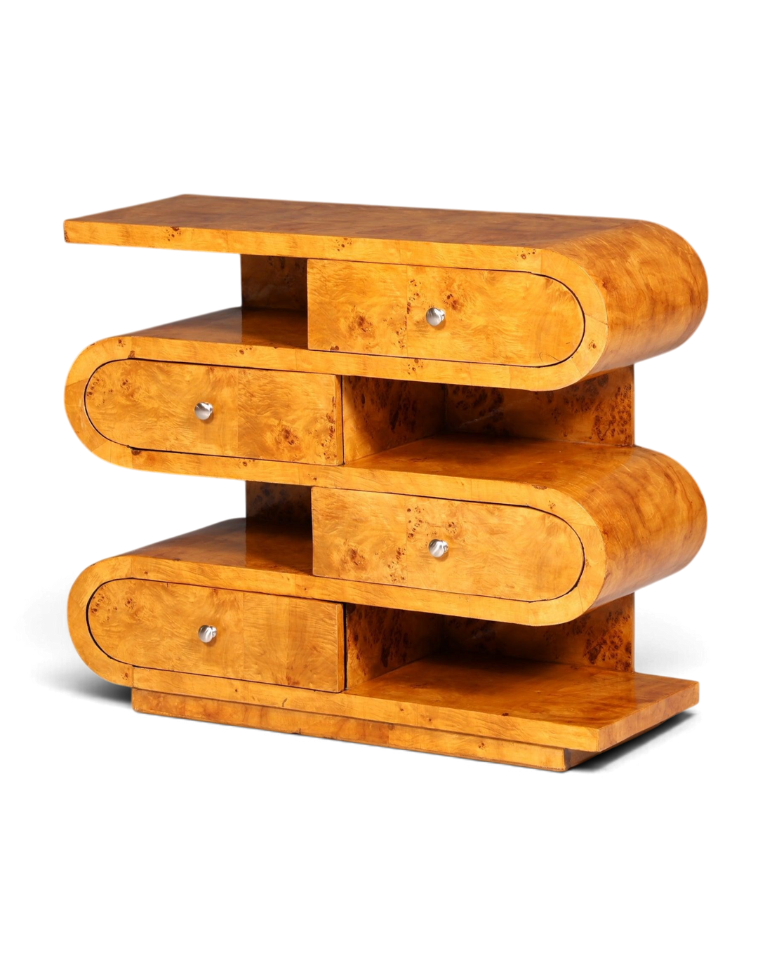 Traumhaftes Art Deco Stil Sideboard Bücherregal Biedermeier Antik Stil Kommode Regal