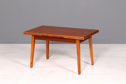 Wunderschöner Mid Century Küchentisch Vintage Tisch ausziehbar höhenverstellbar Esstisch 60s Holz