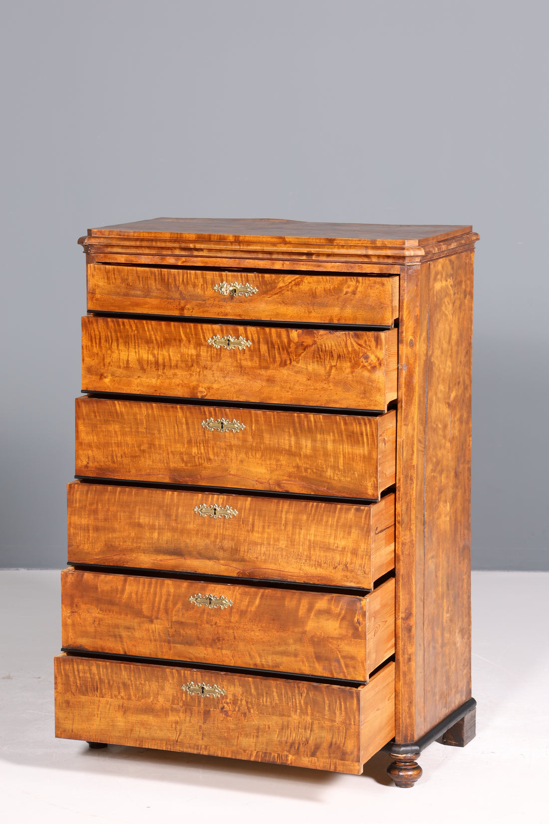 Wunderschöne Louis Philippe Kommode Gründerzeit Vertiko Schubladen Kommode um 1880