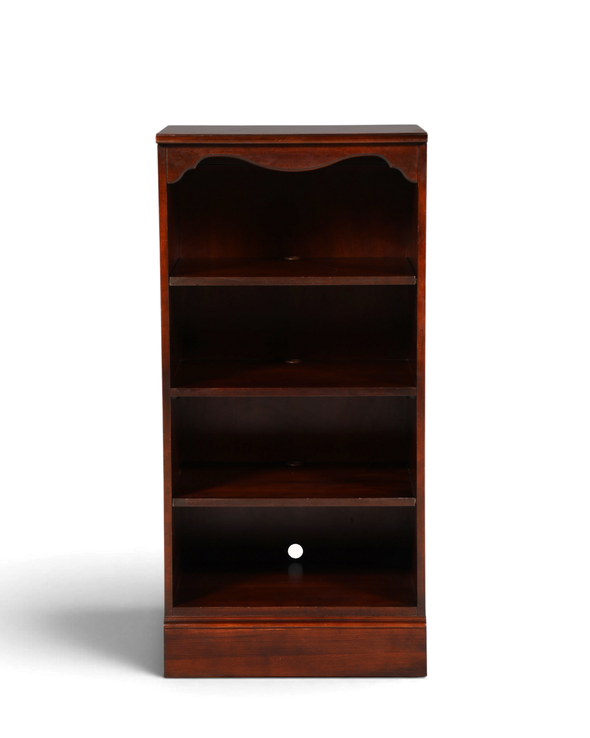 Hauptstadt Möblerei Drexel Heritage Bücherregal aus massivem dunklem Holz mit verstellbaren Regalböden