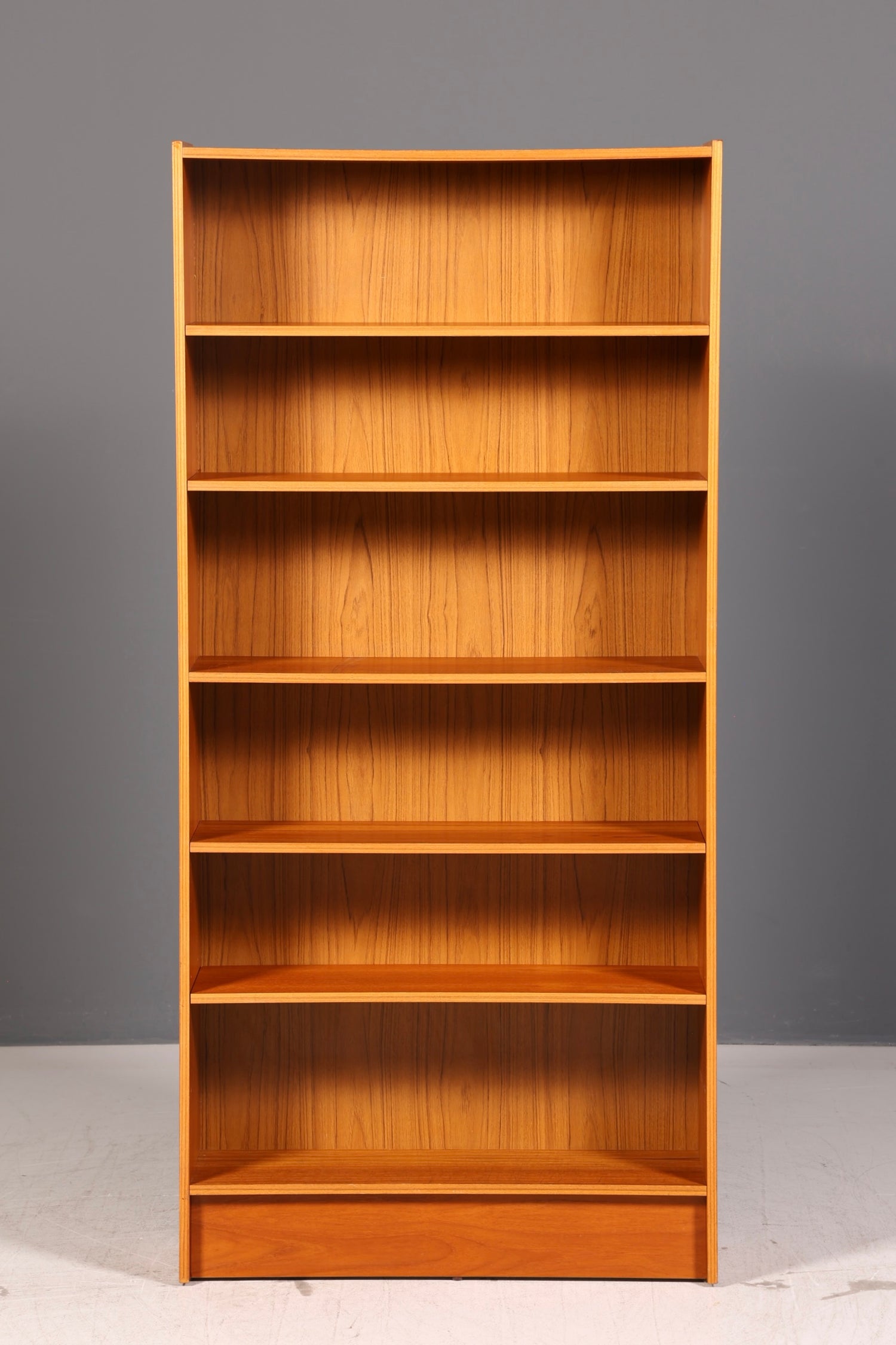 Schlichtes Mid Century Regal Vintage Bücherregal Schrank Buchablage Bookshelf 60s Holz