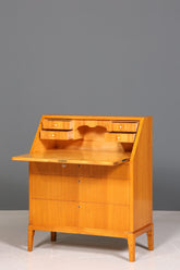 Schlichter Sekretär im Biedermeier Stil um 1930 echt Holz Schreibmöbel Kommode