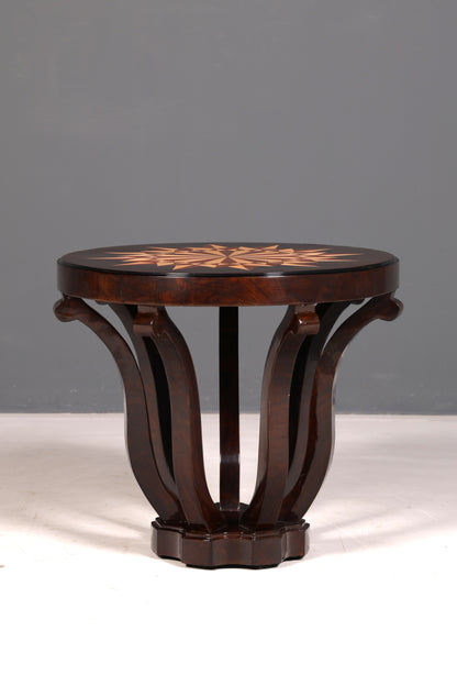 Beautiful Art Deco-style coffee table, antique-style luxury side table, living room accent table