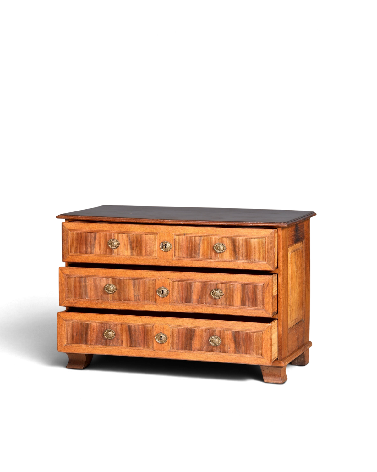 Beeindruckende Original Barock Kommode um 1780 Sideboard Antik massiv Holz Eiche Schubladenkommode